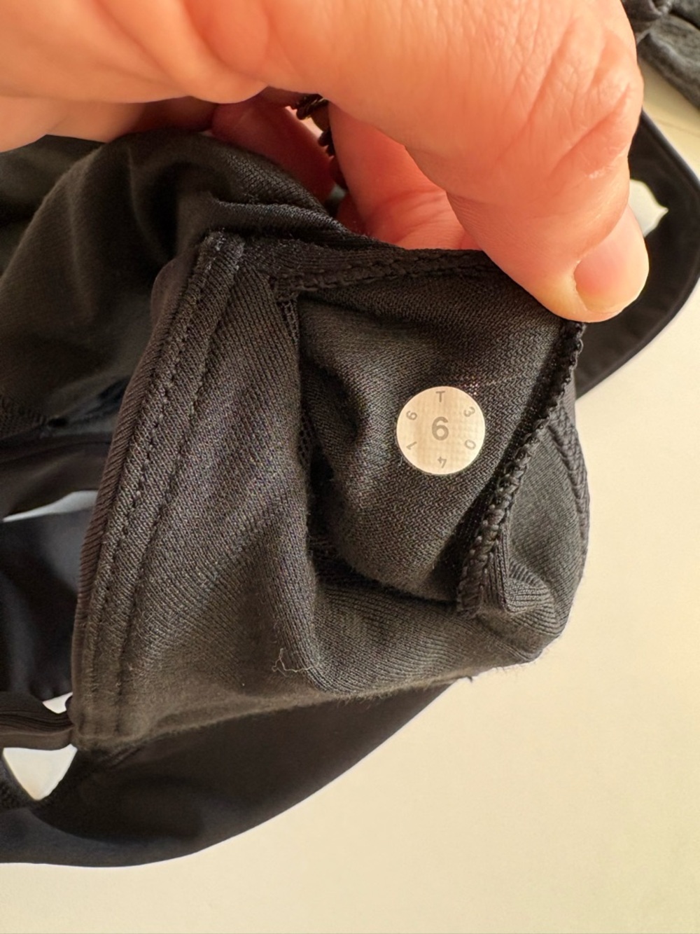 Lululemon Work the Circuit Tank Bra Charcoal Grey Racerback Active 6 - Picture 7 of 7
